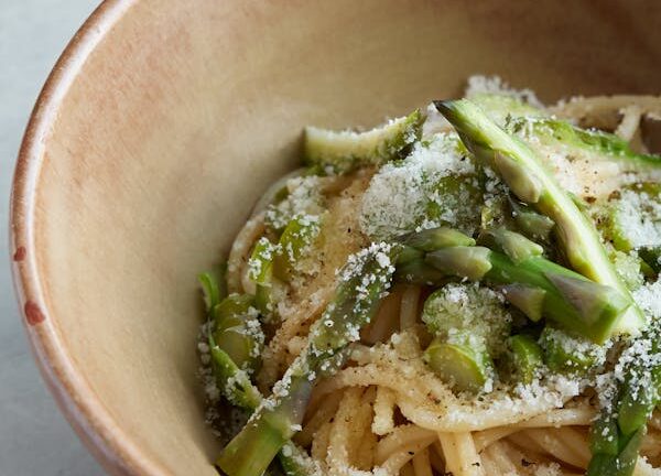 Asparagus Spaghetti Recipe | Delicious Spaghetti Making