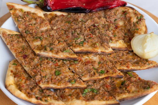 Meat Bread Recipe | Turkish Pide Meat Bread Making